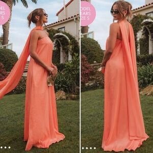 NEW Show Me Your Mumu Tinsley Tube Strapless Dress Cantaloupe Light Taffeta